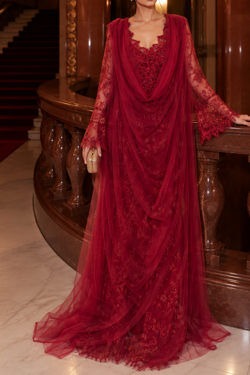 A Red Lace