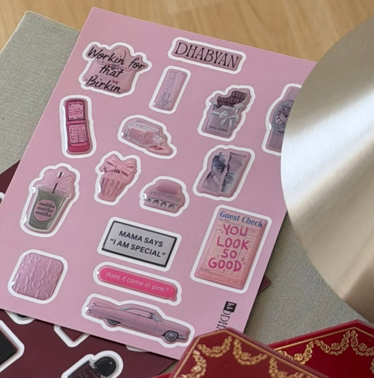 I’am just a girl 3D Stickers